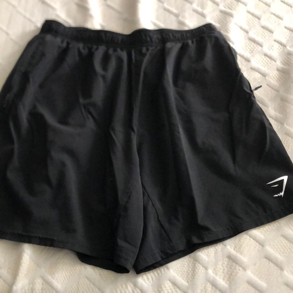 Black shorts gym shark